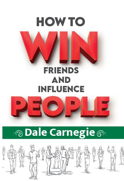 Cover of book 'How to Win Friends and Influence People' by Dale Carnegie from shanti books distributor in Chennai.