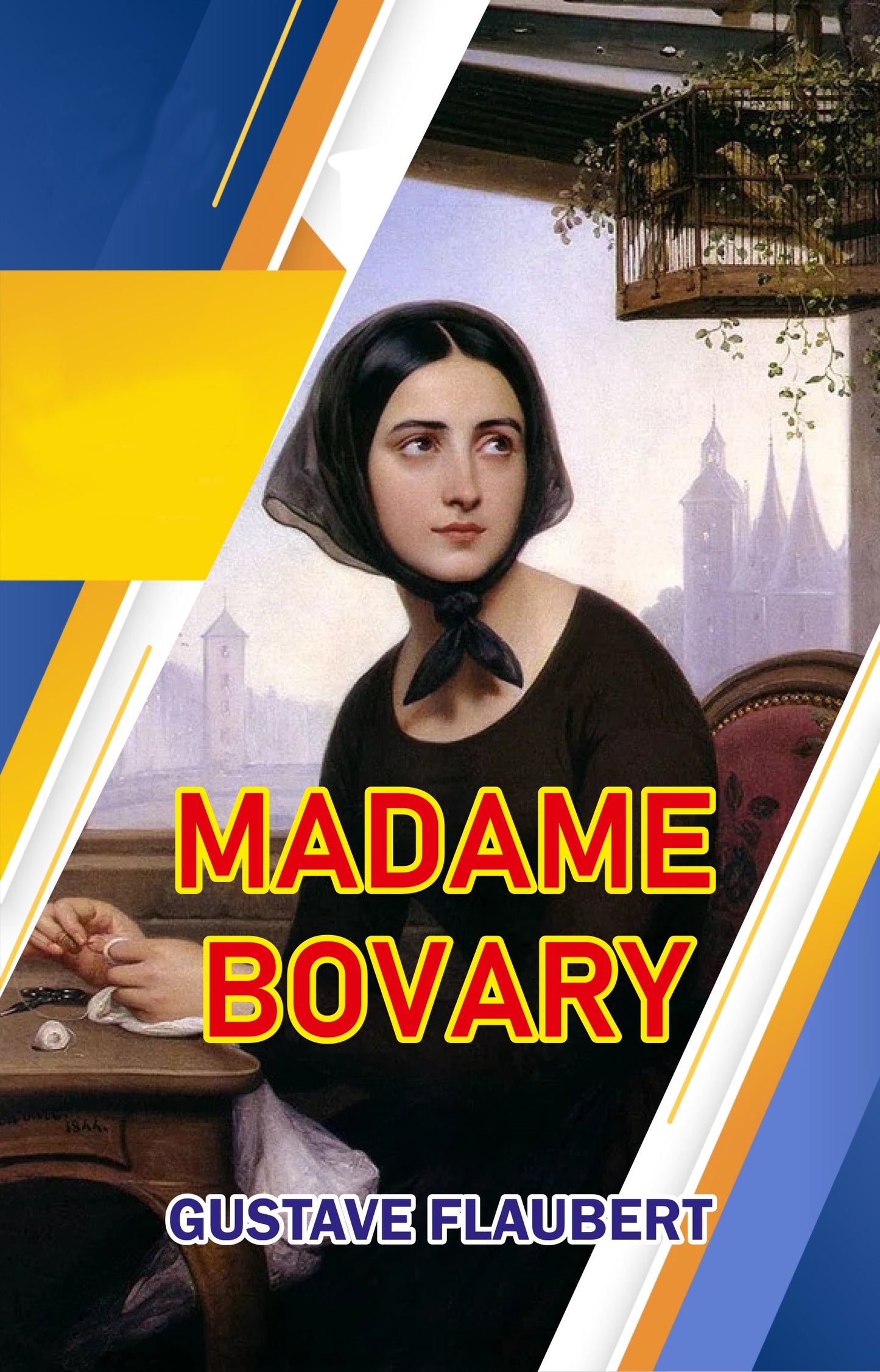 Cover of the book 'Madame Bovary' by Gustave Flaubert from Shanti Books Publication in Chennai.