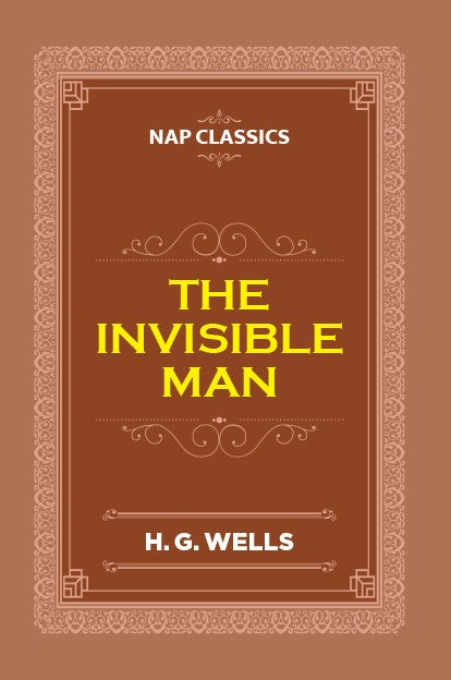 The cover of the book 'The Invisible Man' by H. G. from Shanti Books Publication in Chennai.