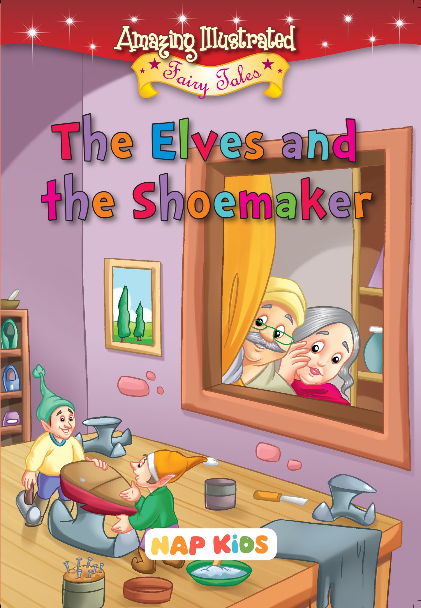AMAZING ILLUSTRATED FAIRY TALES - THE ELEVES & THE SHOEMAKER