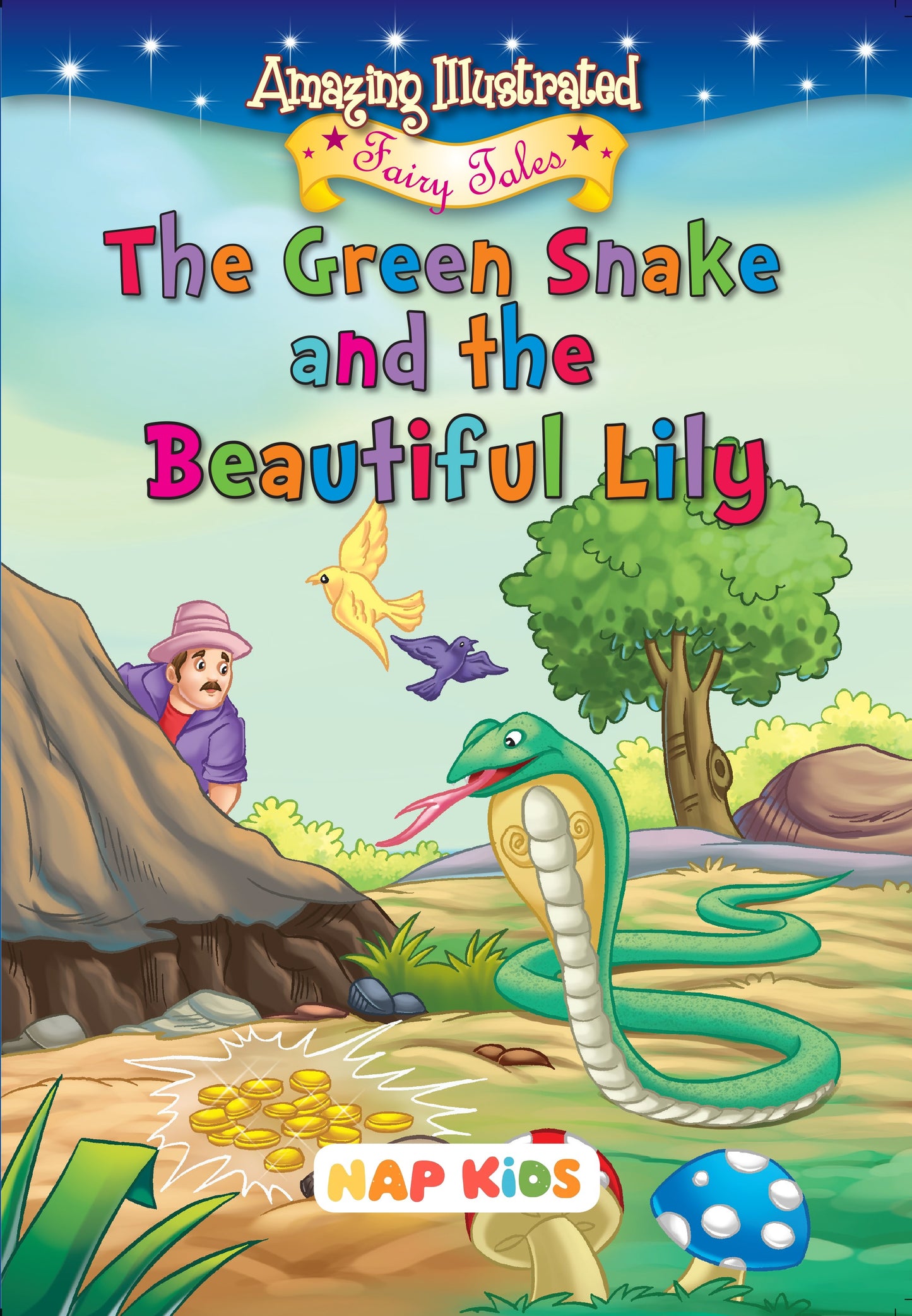 AMAZING ILLUSTRATED FAIRY TALES - THE GREEN SNAKE AND THE BEAUTIFUL LILY
