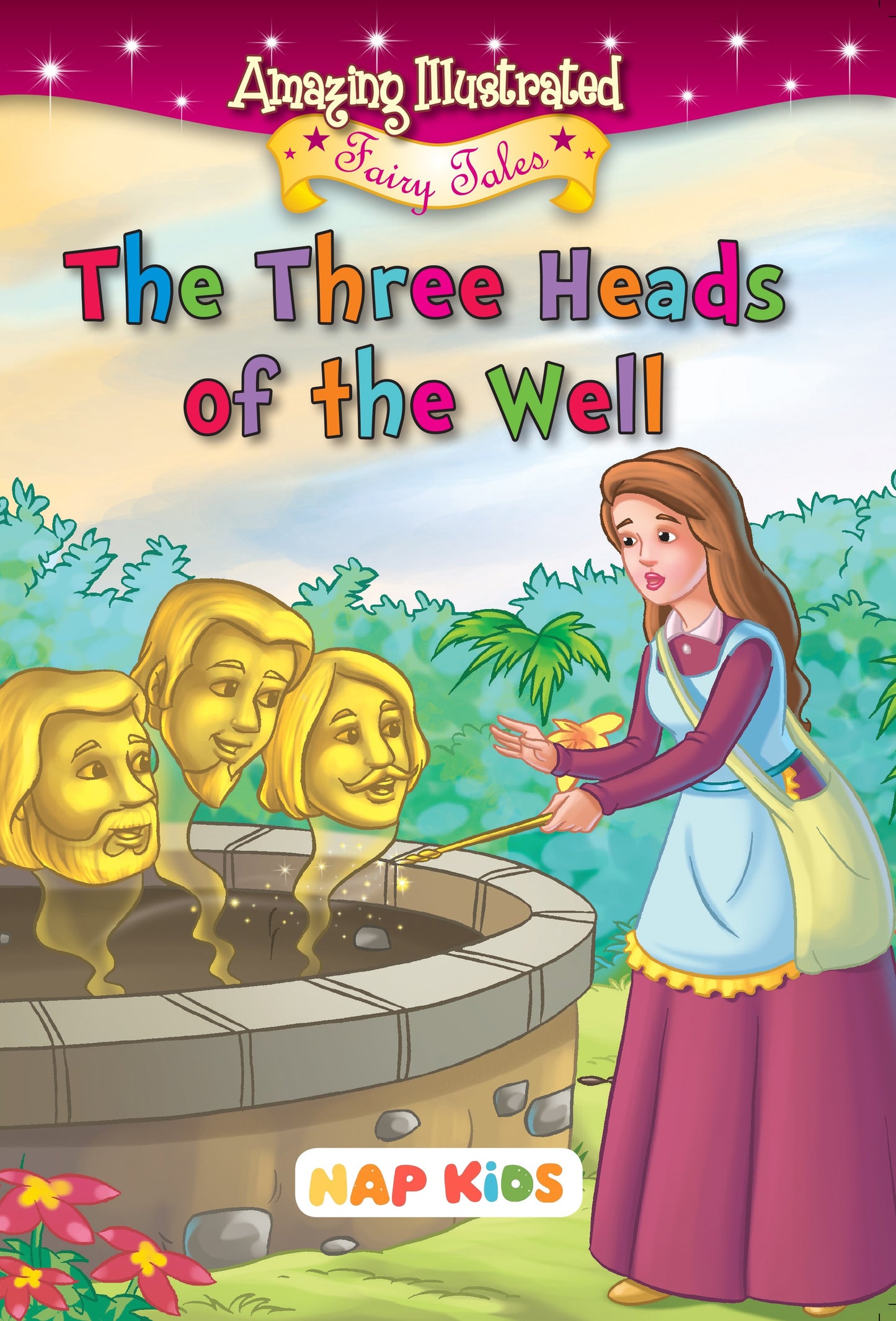 AMAZING ILLUSTRATED FAIRY TALES - THE THREE HEADS OF THE WELL