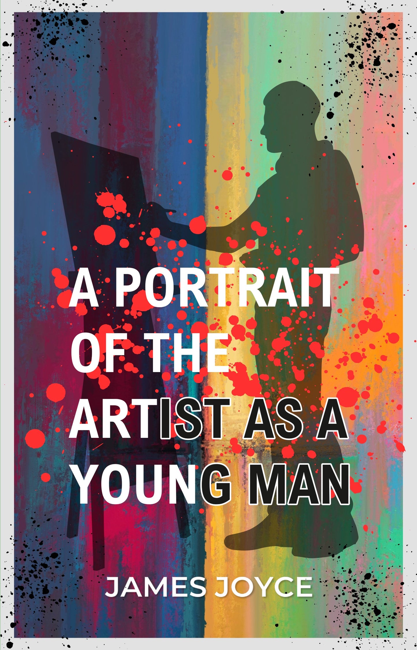 Cover page of Book 'A portrait of the artist as a youn man' by James Joyce from Shanti Books Publication in Chennai.