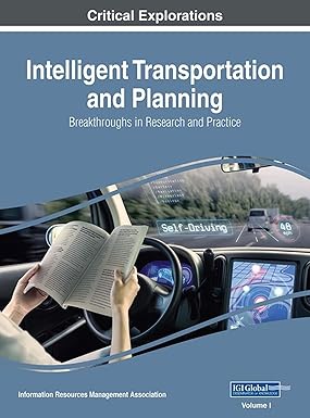Book cover of 'Intelligent Transportation and Planning' from Shanti Book Publication in Chennai.