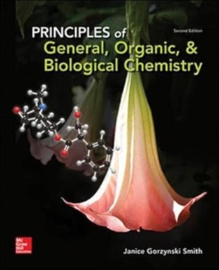 Book cover of 'Principles of General, Organic, & Biological Chemistry' from shanti book publication in chennai