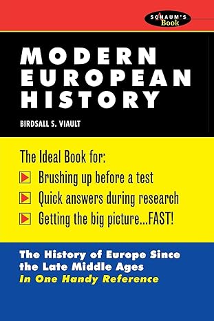 SCHAUM'S OUTLINE OF MODERN EUROPEAN HISTORY