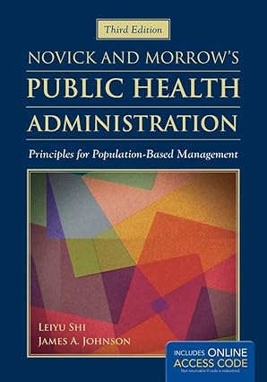 PUBLIC HEALTH ADMINISTRATION
