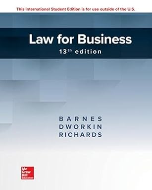 LAW FOR BUSINESS