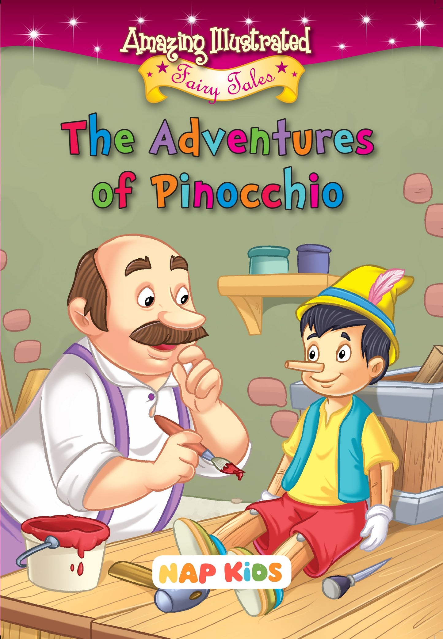 AMAZING ILLUSTRATED FAIRY TALES - THE ADVENTURES OF PINOCCHIO
