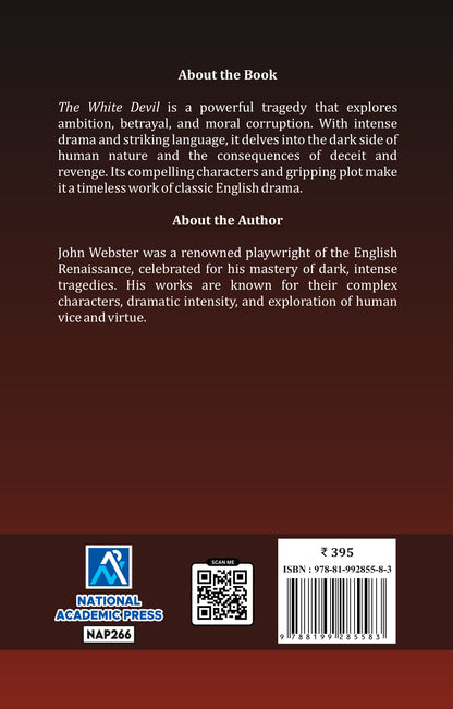 Book back cover with text about the book and author, National Academic Press logo, and barcode.