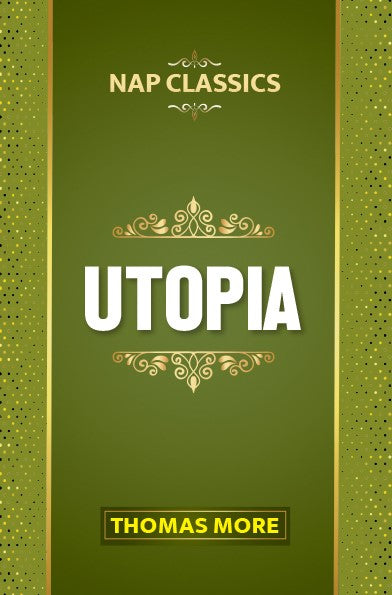 Cover page of book 'Utopia' by Thomas More from Shanti Book Publication in Chennai.