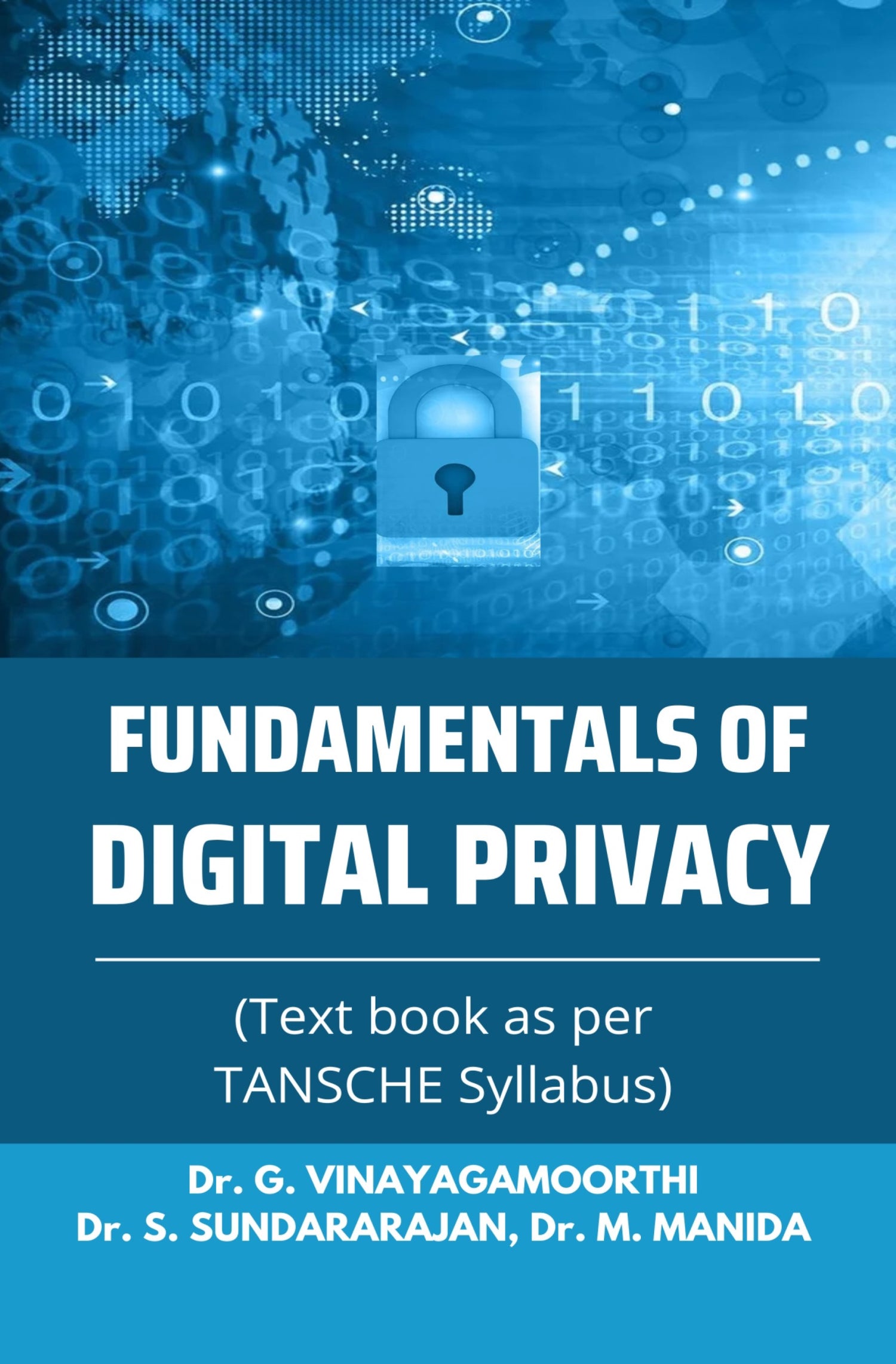 Cover of the book 'Fundamentals of Digital Privacy' of authors Dr. G. from Shanti Books Publication in Chennai.