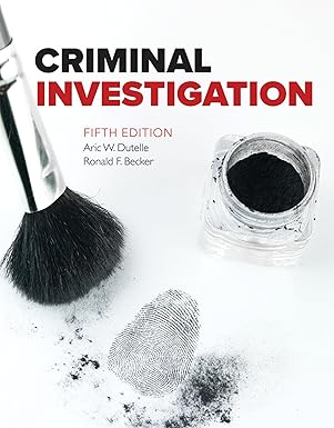 CRIMINAL INVESTIGATION 5th EDITION